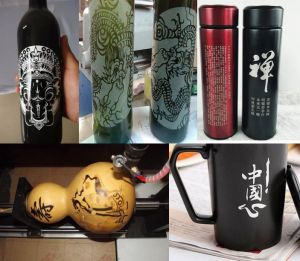 嘉兴桐乡酒瓶葫芦工艺品激光雕刻机